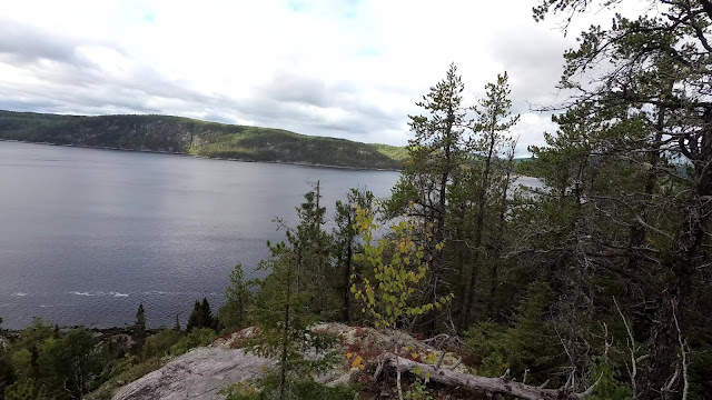 Vue à partir du refuge de l'Anse-Creuse Vue à partir du refuge de l'Anse-Creuse