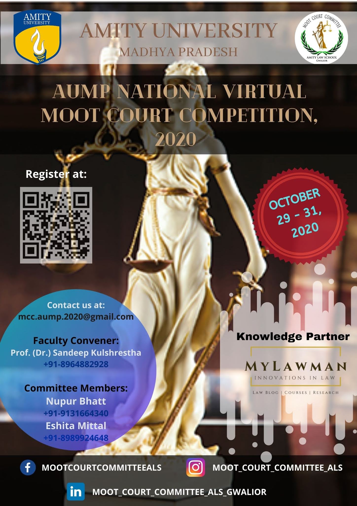 AUMP National Virtual Moot Court Competition, 2020 by Amity