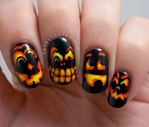 Women Beauty Secrets: Top 10 Scary Halloween Nails Art Designs, Ideas ...