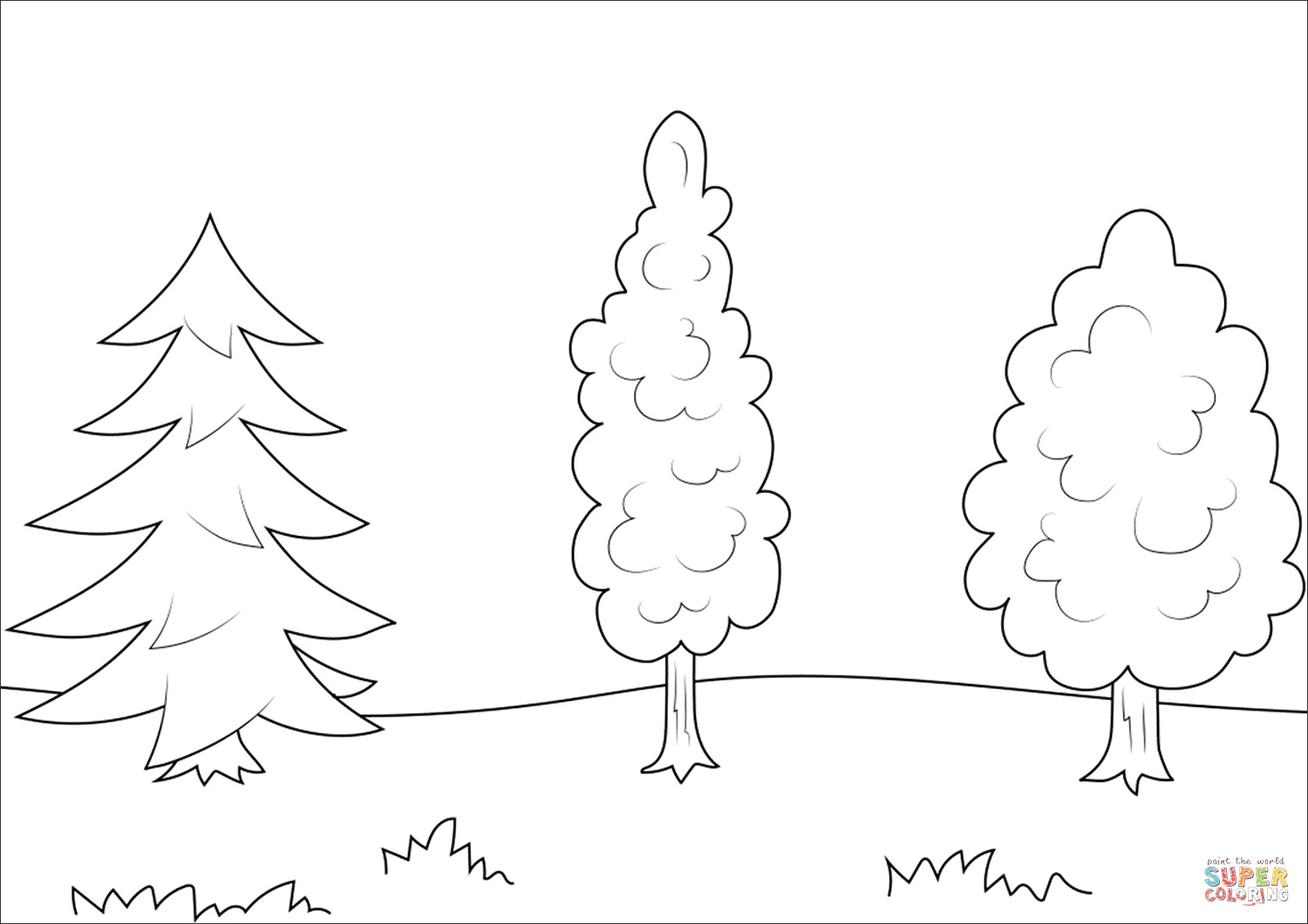 Coloring Pages Trees ~ Coloring Print