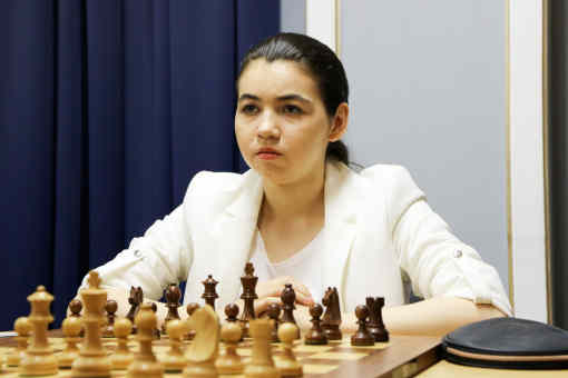 La toute jeune joueuse d'échecs russe Alexandra Goryachkina (20 ans, 2522 Elo) - Photo © Eteri Kublashvili