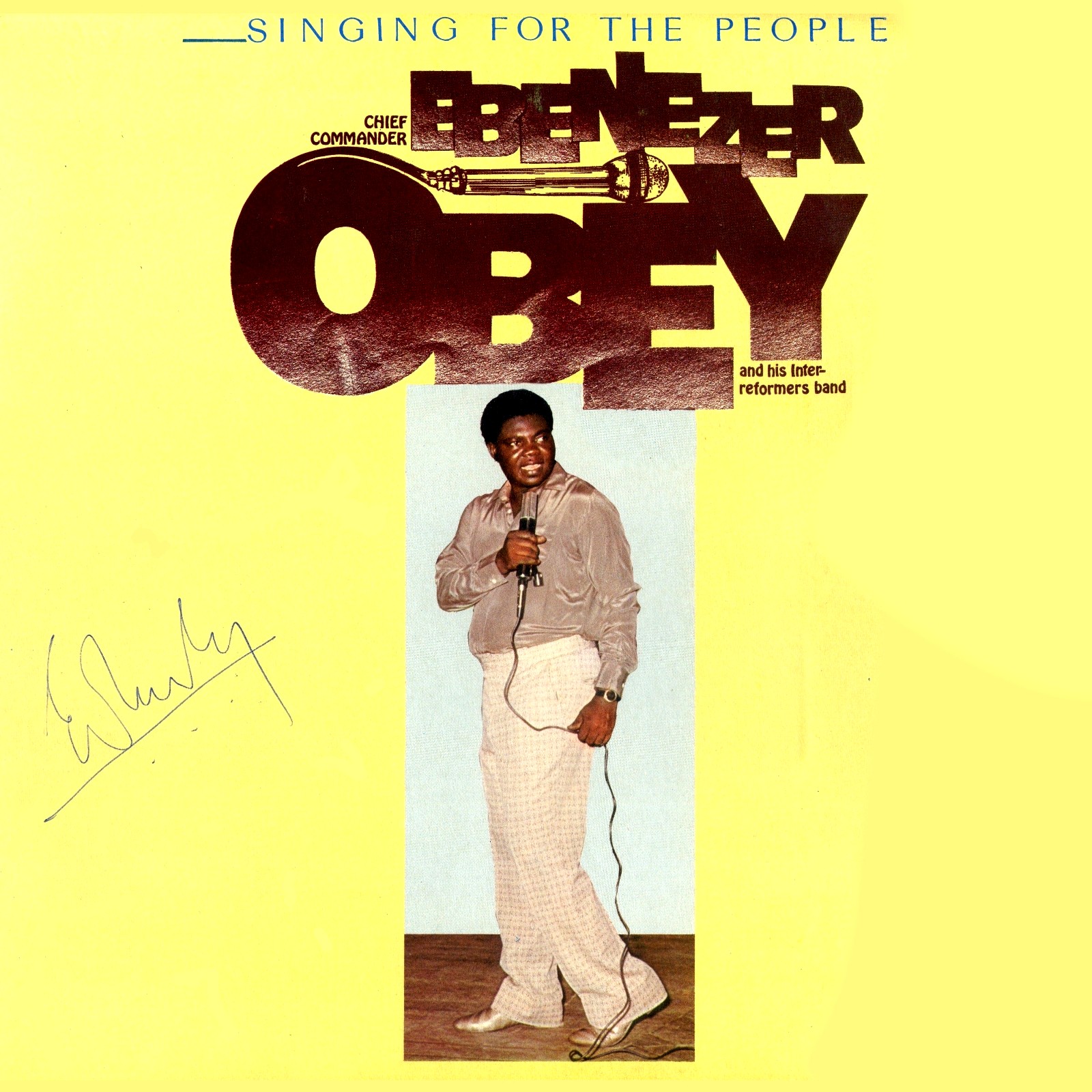 Likembe Ebenezer Obey Sings For The People