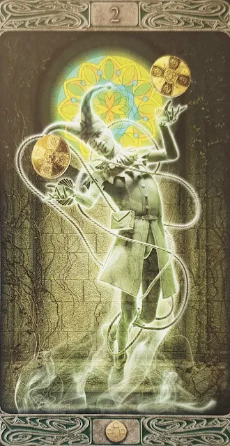 2 of Pentacles - The Ghost Tarot 