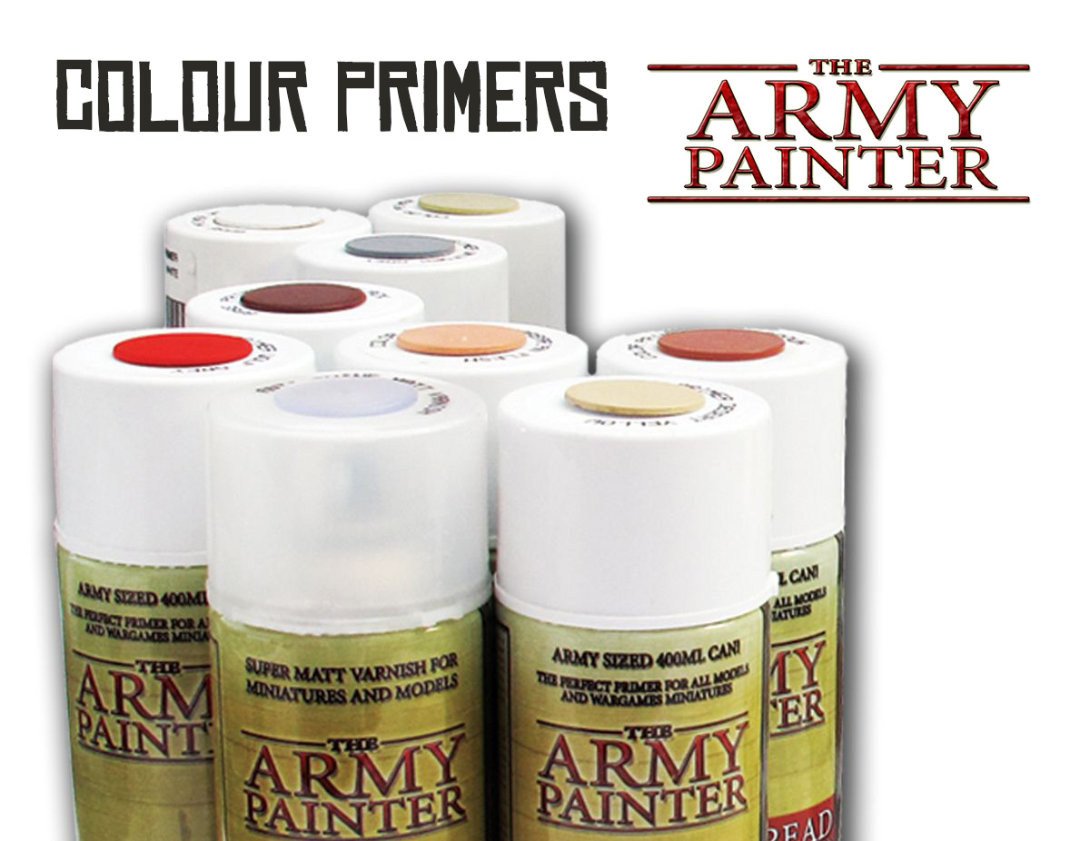 Review The Army Painter Colour Primers and Anti Shine Matt Varnish