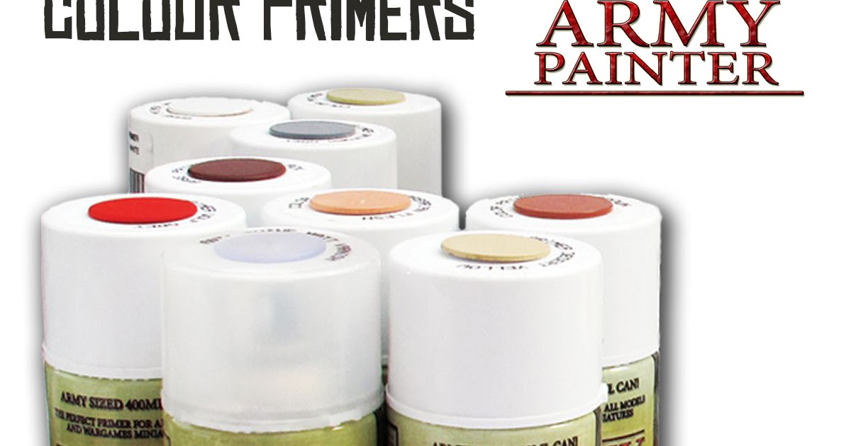 Review The Army Painter Colour Primers and Anti Shine Matt Varnish