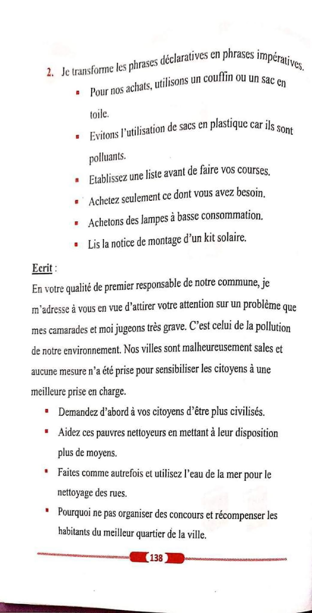 حل تمارين صفحة 149 الفرنسية للسنة الأولى متوسط الجيل الثاني