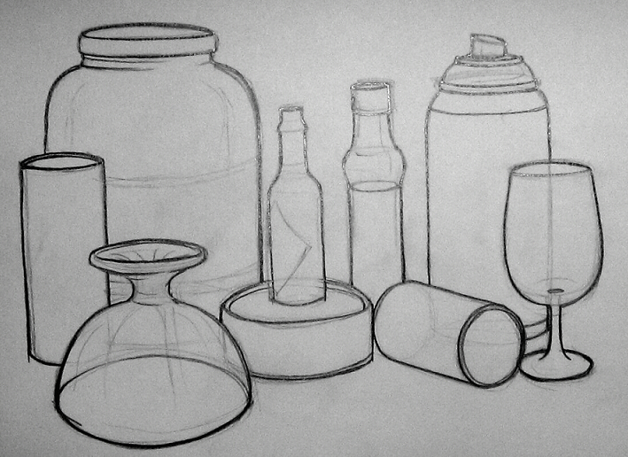 Drawing Skills Learning Log Cylinders and Shadows