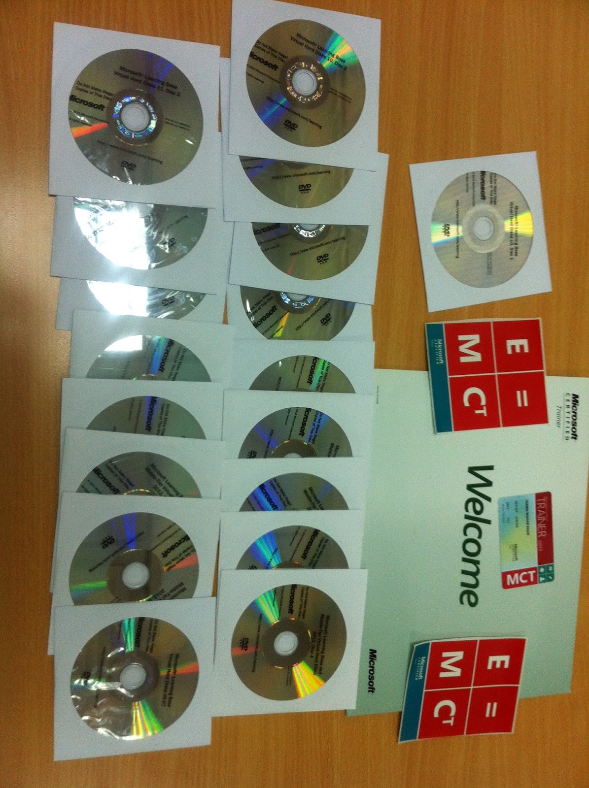 Usama wahab khan received microsoft certified trainer welcome kit