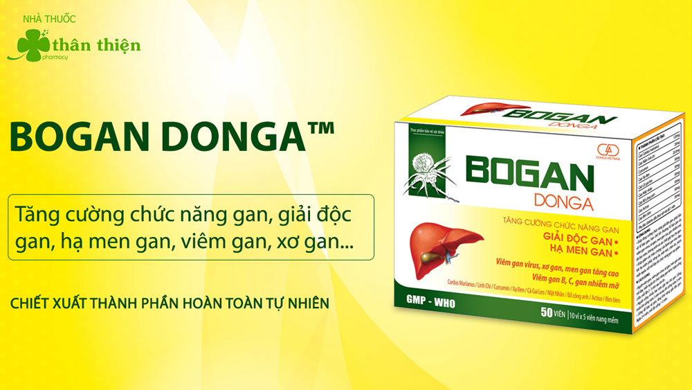 Bogan DongA, tăng cường chức năng gan