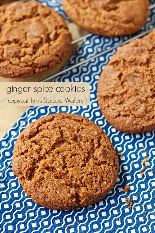 Gingermolasses spice cookies (copycat Ivins' Spice Wafers) Yankee Kitchen Ninja
