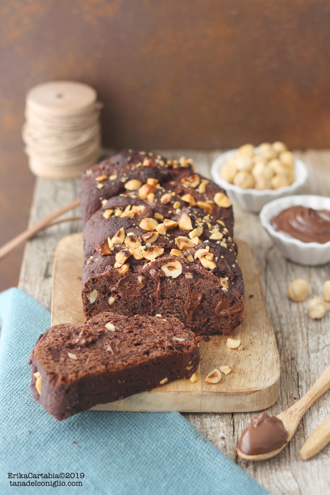 Pan brioche al cioccolato e nocciole La tana del coniglio