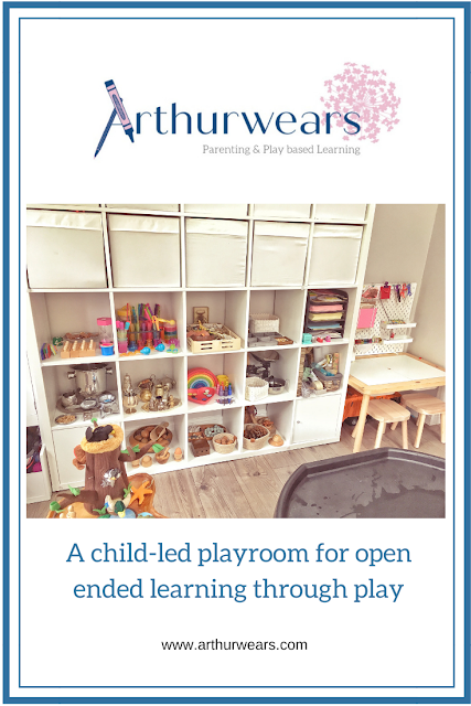 child led playroom for open ended learning through play