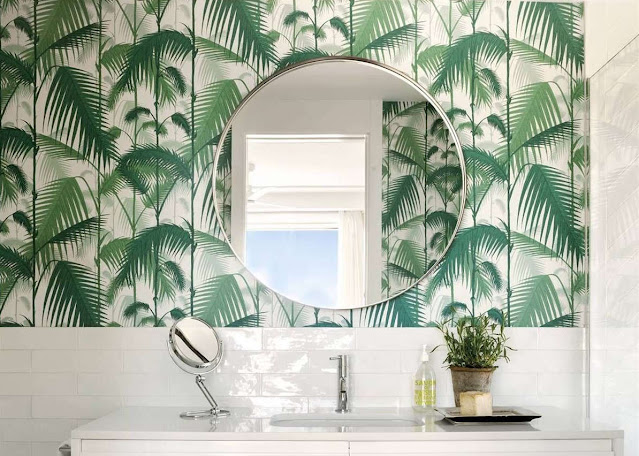 Decorar el baño de primavera