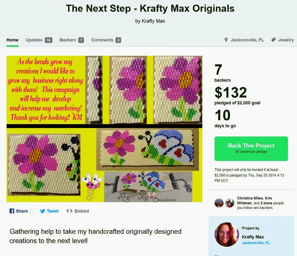 https://www.kickstarter.com/projects/609688641/the-next-step-krafty-max-originals