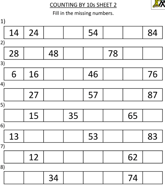 Worksheets for grade 1 pdf image