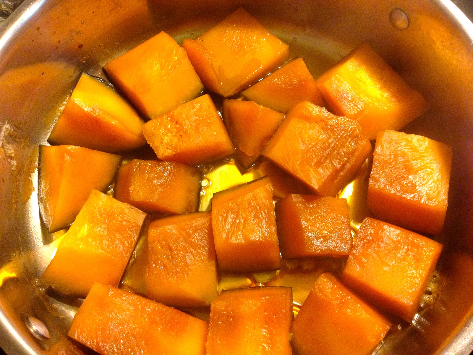 Poppin' kitchen Boiled Kabocha pumpkin