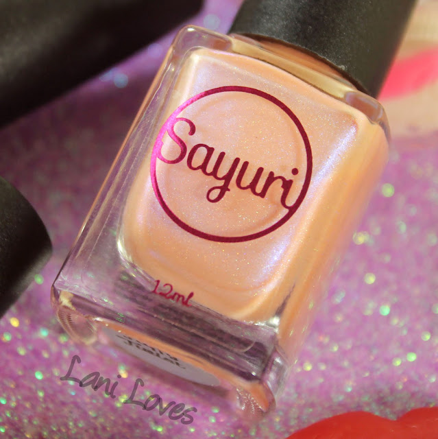 Sayuri Nail Lacquer - Taffy Twist nail polish swatches & review