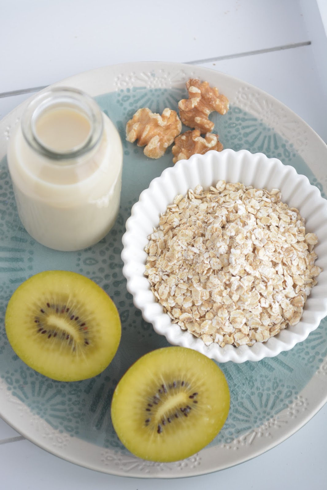 SugarTam Blog de Postres Porridge de Avena y Kiwi