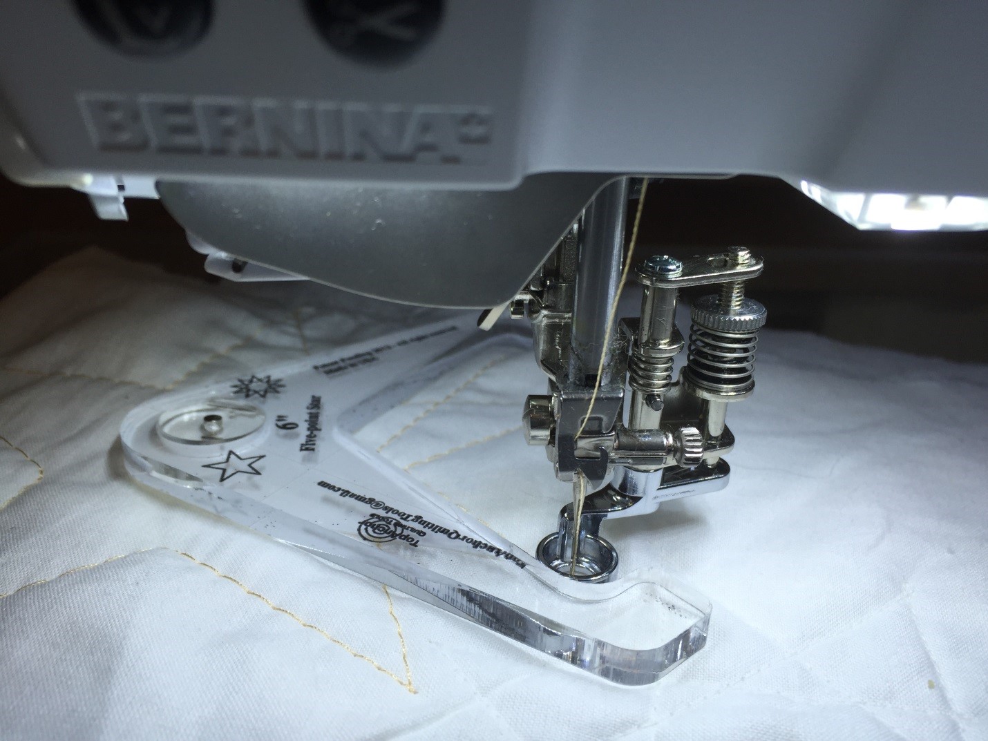Amy's Free Motion Quilting Adventures: Ruler foot for Berninas: A Tutorial