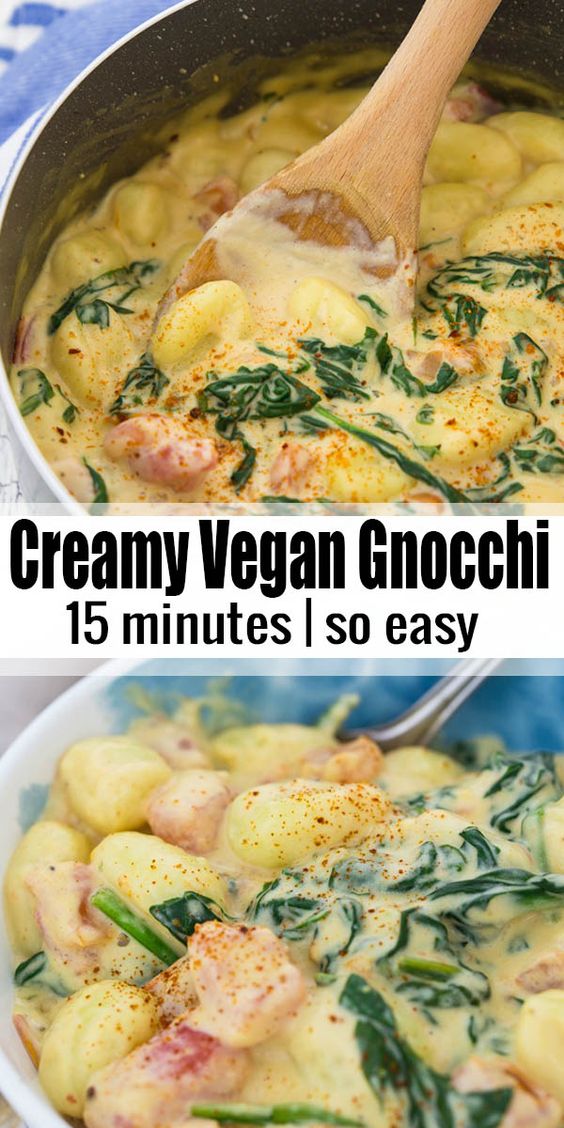 These vegan gnocchi Healthy Recipes Smoothies
