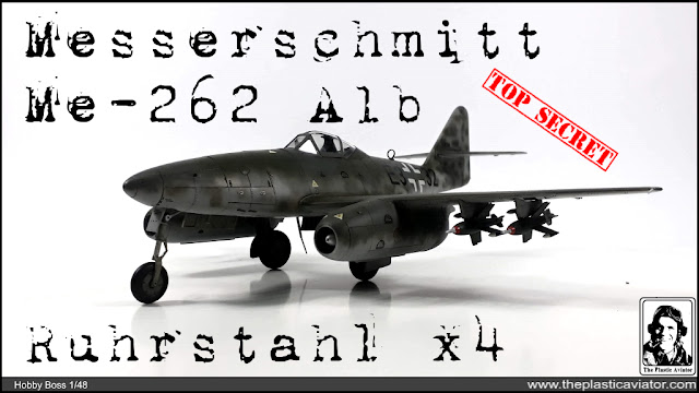 Messerschmitt Me-262 A1b im Mai 1945 with Ruhrstahl X4