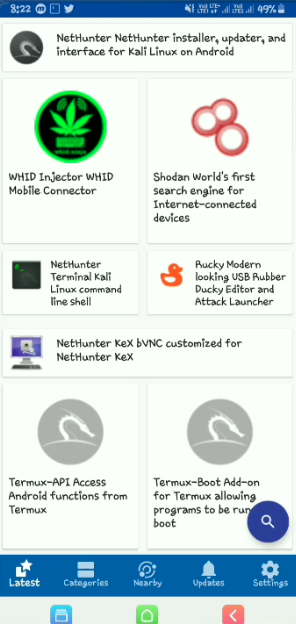 Nethunter Terminal Kali Nethunter App Store Android App Repository For Penetraton Testing And Forensics