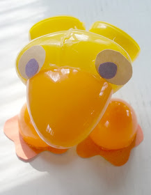 Make a Plastic Easter Egg Duck Figure How to