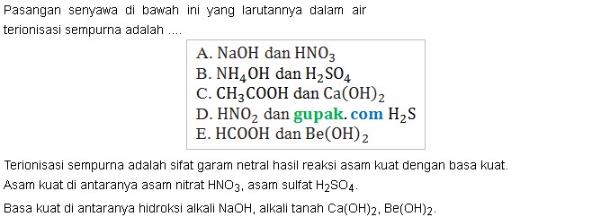 Soal Pembahasan Reaksi Asam Kuat Basa Kuat Soal Pembahasan Reaksi Asam Kuat Basa Kuat