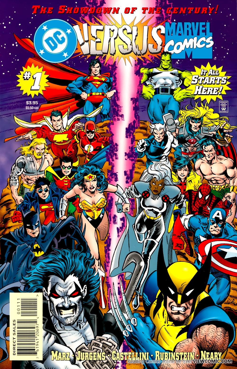 Marvel Versus Dc Dc Versus Marvel 01 1996 Read Marvel Versus Dc Dc