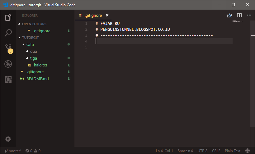 Git - Include Hanya Folder/File Tertentu, Exclude Sisanya 