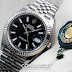 Rolex - New Datejust II 41m, Stick Index Black Dial Stainless Steel Jubilee 'Random' (New in Box)