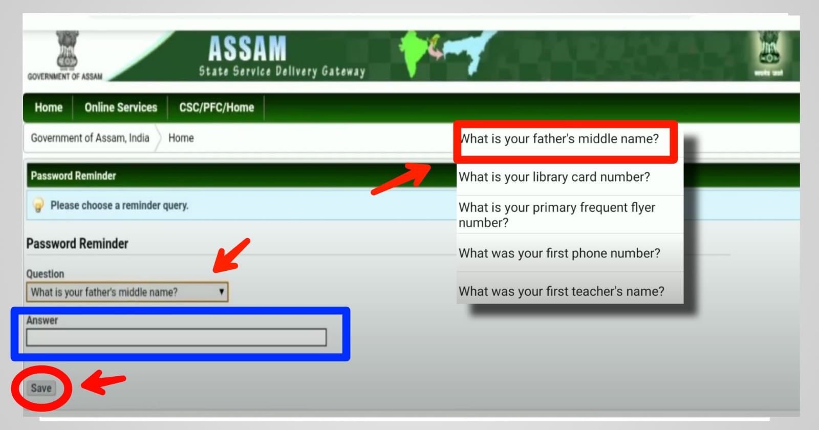 Assam E District Registration / E district citizen registration Assam/ E District Account