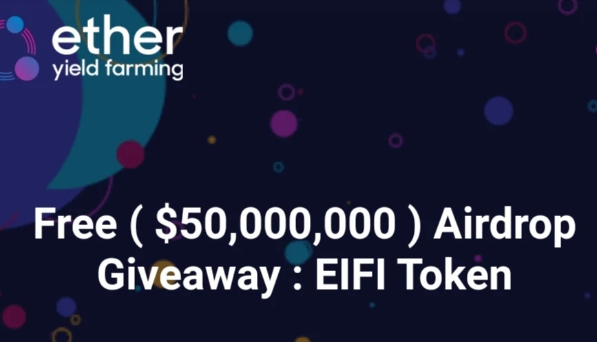 Eifi coin Airdrop free 400usd from Cryptocurrency