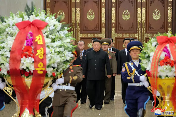 Kim Jong Un at Kumsusan Palace of Sun