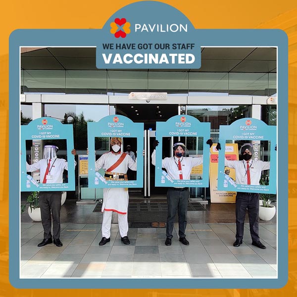 Pavilion initiated Covid vaccination drive for its staff