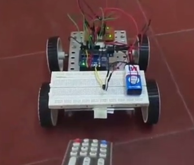 Simple IR Remote Control Robot, Arduino Uno - Microcontroller Project ...