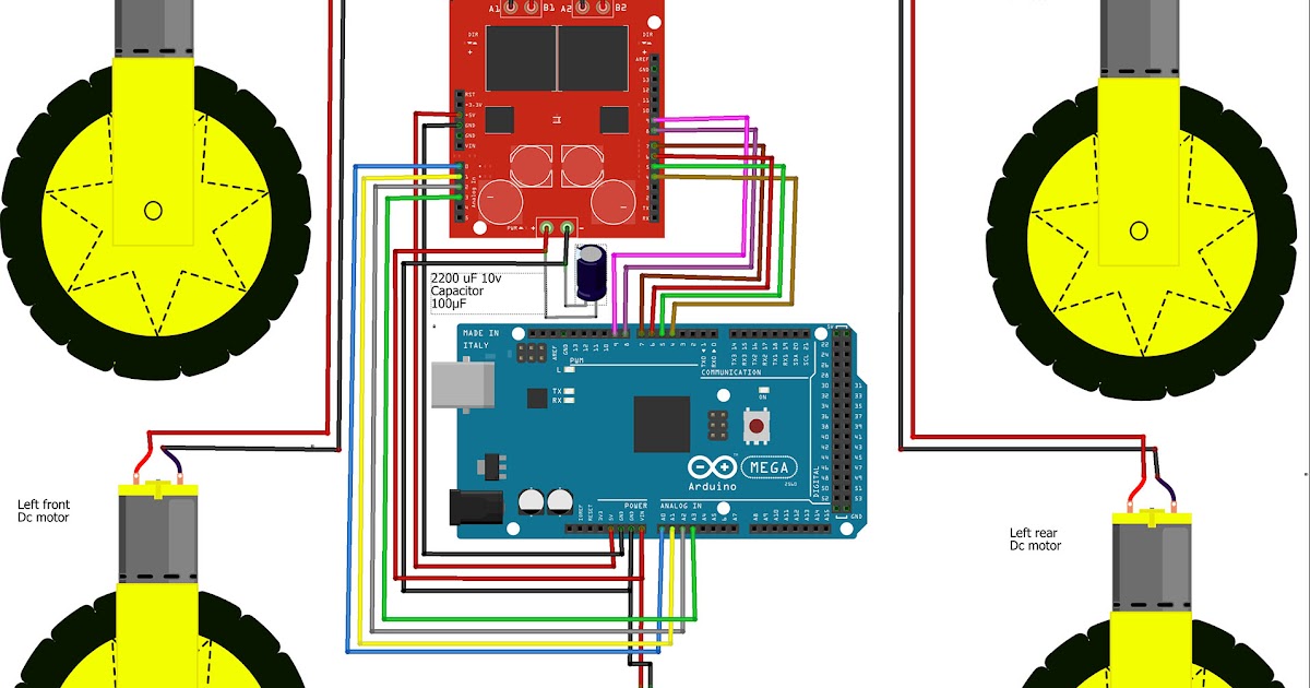 Andromina robot V.2.0: Driver VNH2SP30 y Arduino. Tutorial de como ...