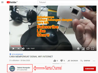 Cara Melihat ID Channel Youtube
