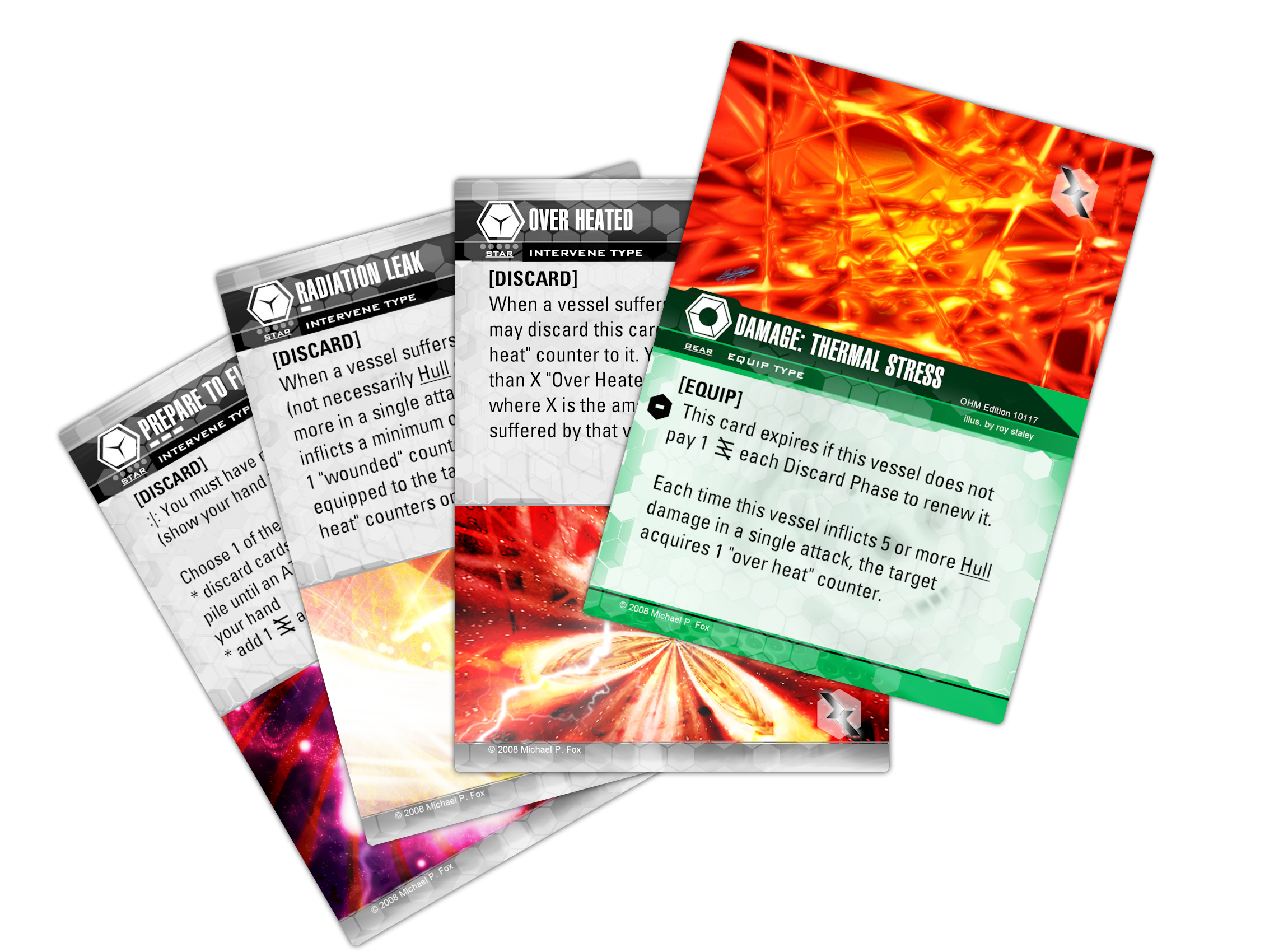 Dog Fight: Starship Edition Over Heat Mini-Set Cards