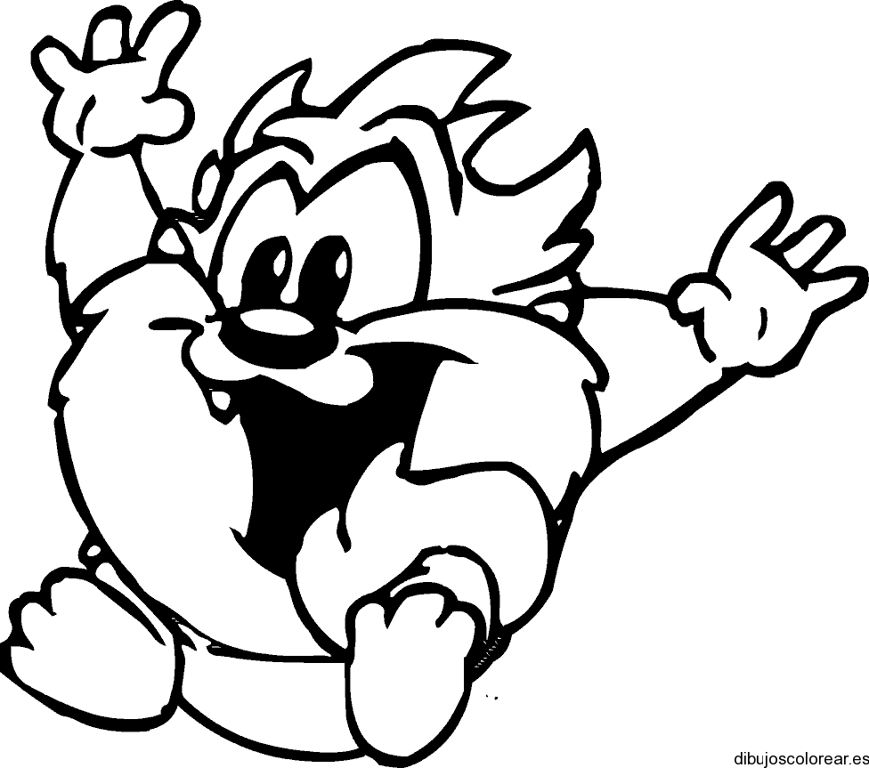 taz mania coloring pages - photo #34