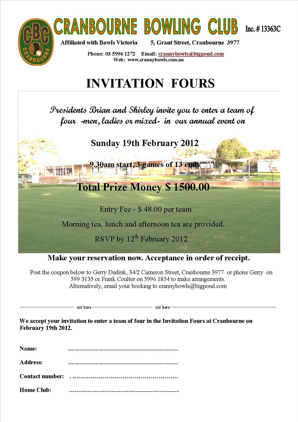 tournament invitation letter Newpapers.co
