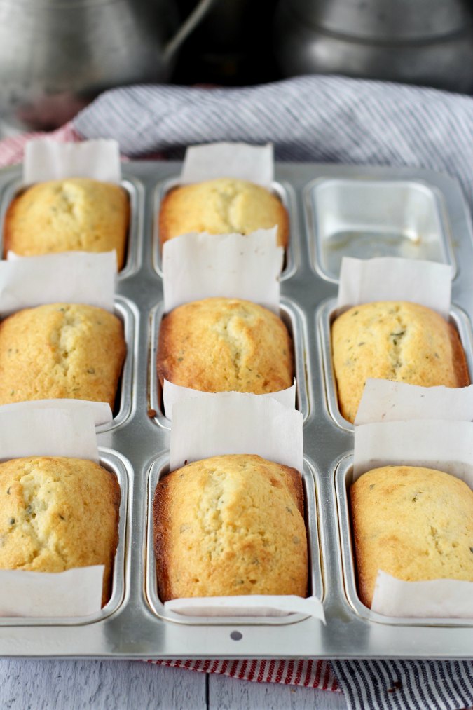Lemon, Ricotta, & Thyme Mini Cakes Karen's Kitchen Stories