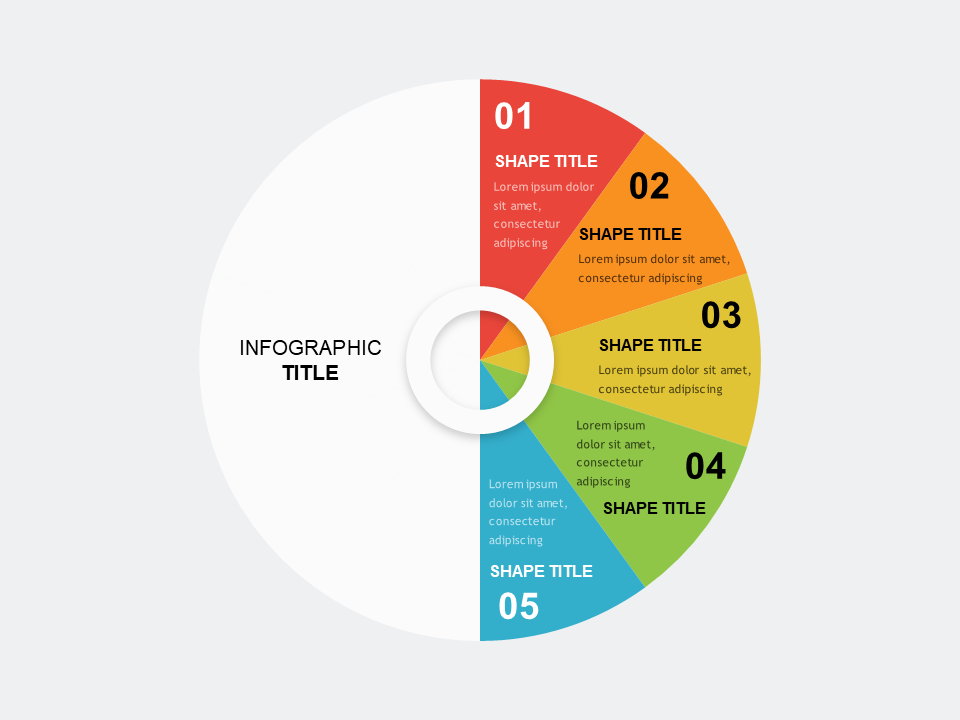 Circle Divide Item PowerPoint Templates PowerPoint Free