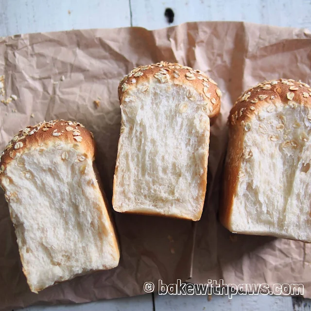 Oat Porridge Soft Sourdough Bread