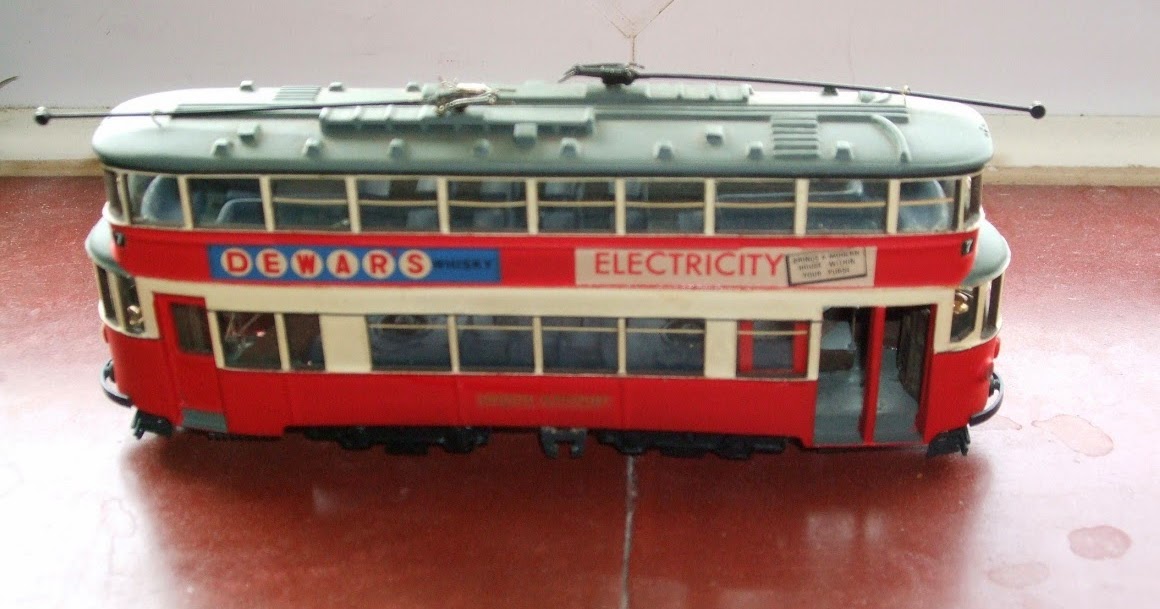GEOFF TYLER - RAILWAY MODELLER: OO GAUGE FELTHAM TRAM. [Completed Kit
