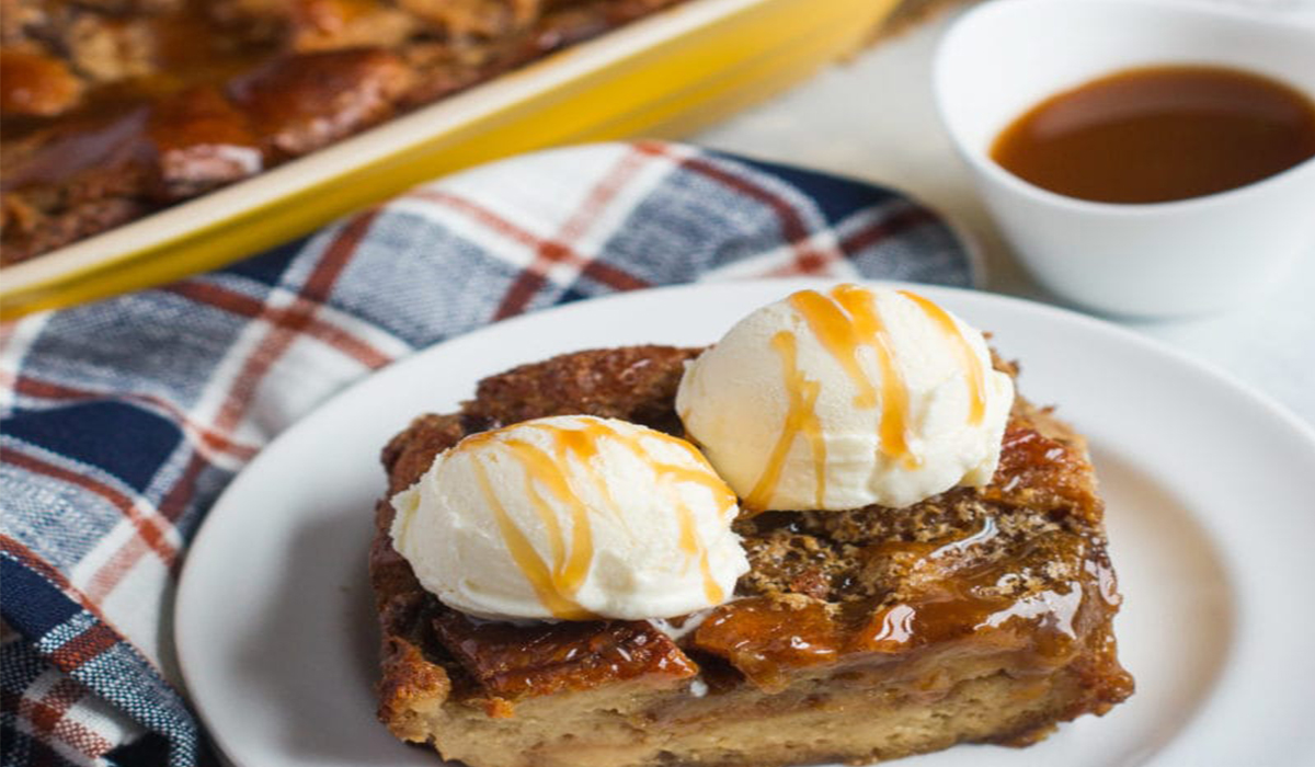 Caramel Coffee Bread Pudding Recipe Just for Fun