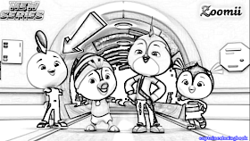 Coloring Page: Top Wing New Series Cartoon coloring page