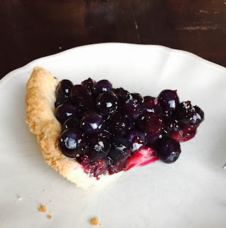 Raw blueberry pie recipe