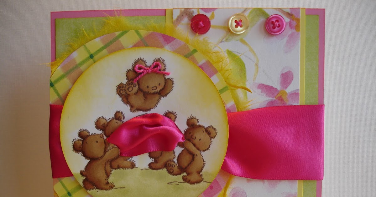 Kara Lynne's Card Designs: Spring is in the air, and so is this bear!