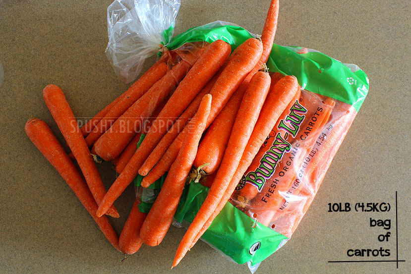 Spusht 10lb 4 5kg Bag Of Carrots